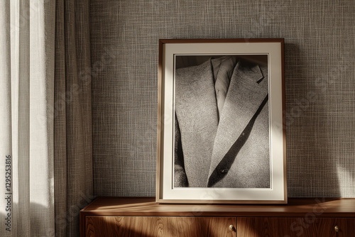 Monochromatic Suit Portrait in Modern Interior
