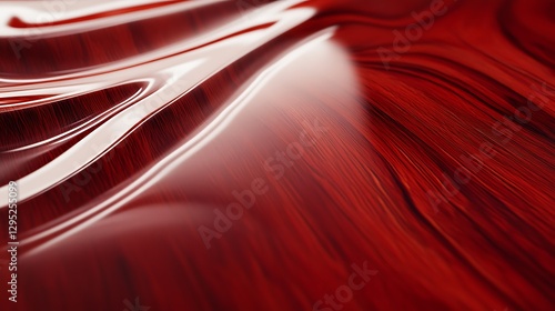 Abstract Red Wood Grain Texture: A Study in Rich, Deep Hues and Fluid Forms