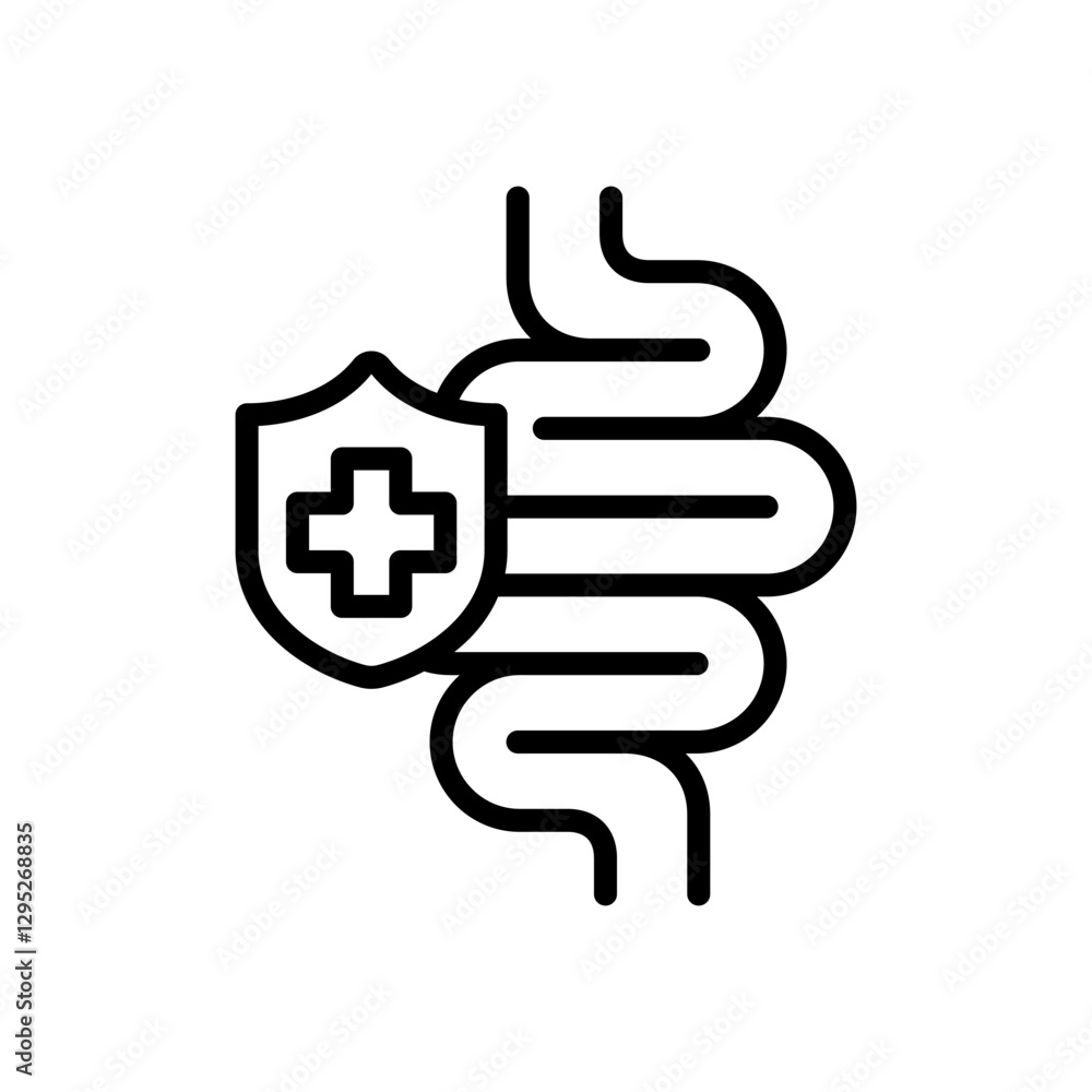 Maintaining gut health icon vector design in trendy style Maintaining gut health icon vector design in trendy style