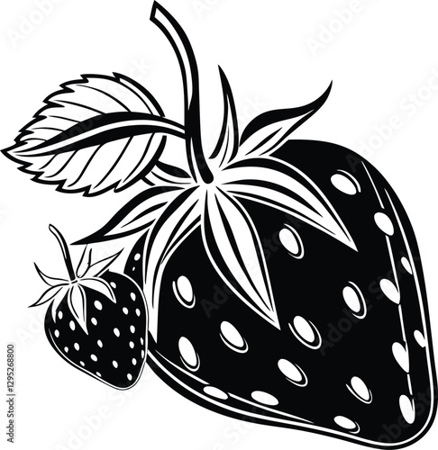 Fruitful Designs: Strawberry Logo Collection