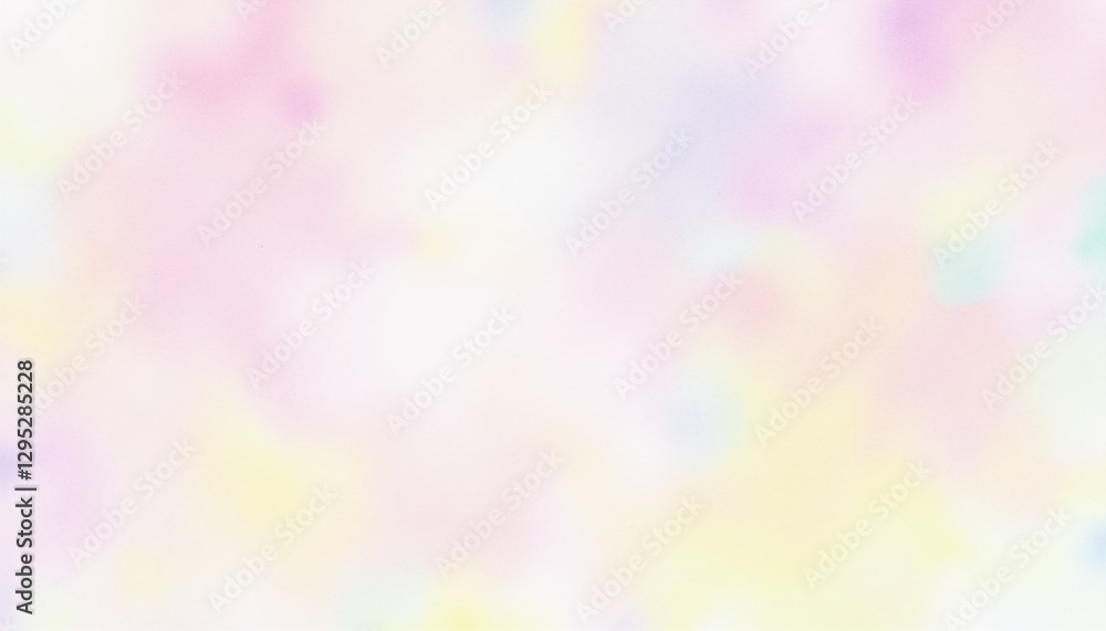 Soft and gentle pastel colors blend beautifully in this watercolor background Soft and gentle pastel colors blend beautifully in this watercolor background