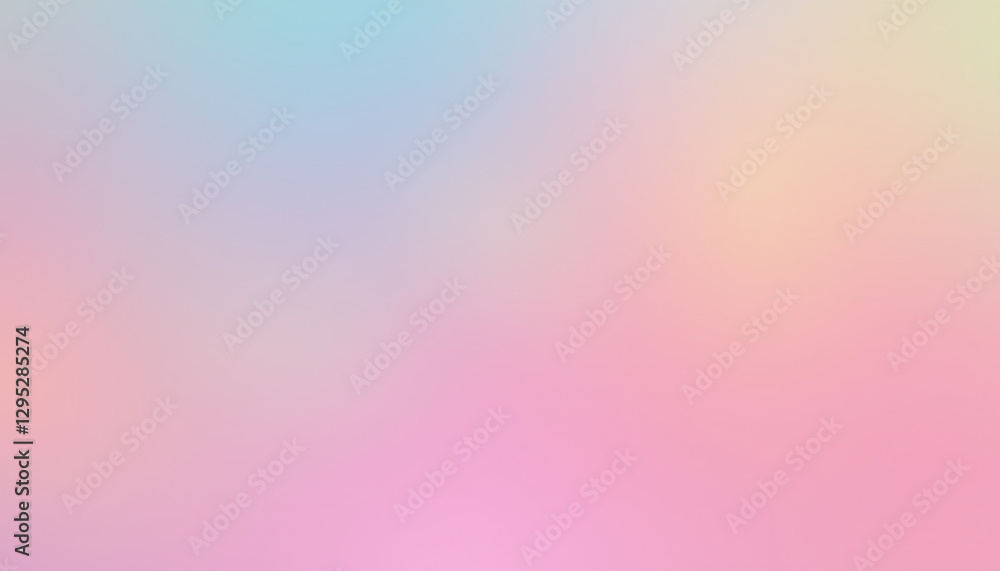 Obraz premium Soft gradients evoke sense of calm and tranquility in pastel colors