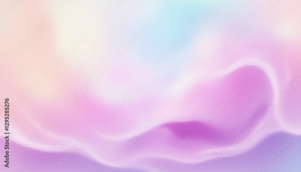 Fototapeta premium Soft colors transition effortlessly in abstract background design