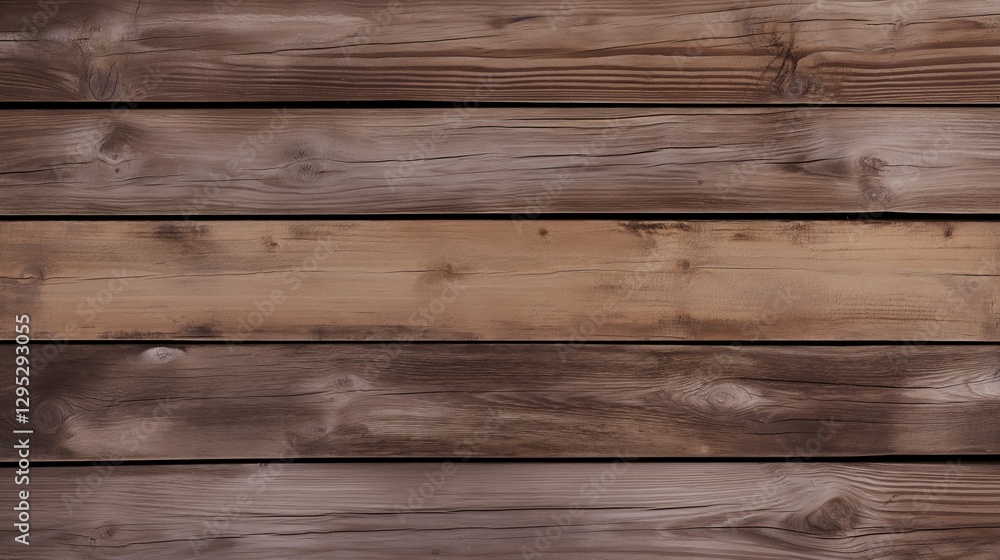Fototapeta premium Rustic wood plank background with natural grain patterns and brown tones