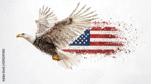 Soaring Eagle: A majestic b...