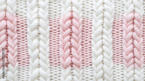 Knitted Texture: A close-up...