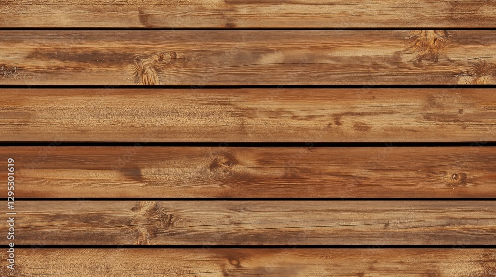 Naklejka premium Rustic wooden planks background with natural grain and texture pattern