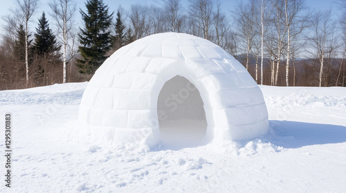 Snow Igloo in Winter Wonder...