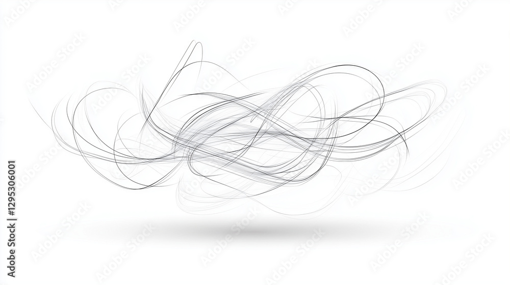 Whimsical Lines: A delicate dance of curving lines in grayscale, forming an abstract and elegant composition, evoking a sense of movement and fluidity. Whimsical Lines: A delicate dance of curving lines in grayscale, forming an abstract and elegant composition, evoking a sense of movement and fluidity.