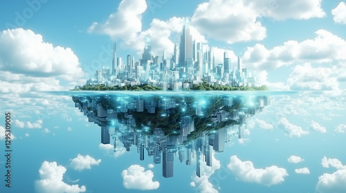 Celestial Cityscape: A futu...