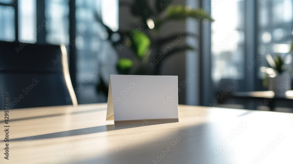Executive departures with a personal goodbye card on a desk. Featuring leadership change and career shift Executive departures with a personal goodbye card on a desk. Featuring leadership change and career shift