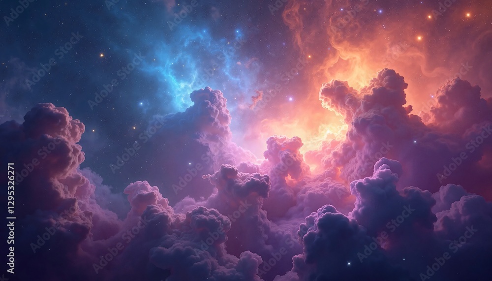 Fototapeta premium galaxy in the sky