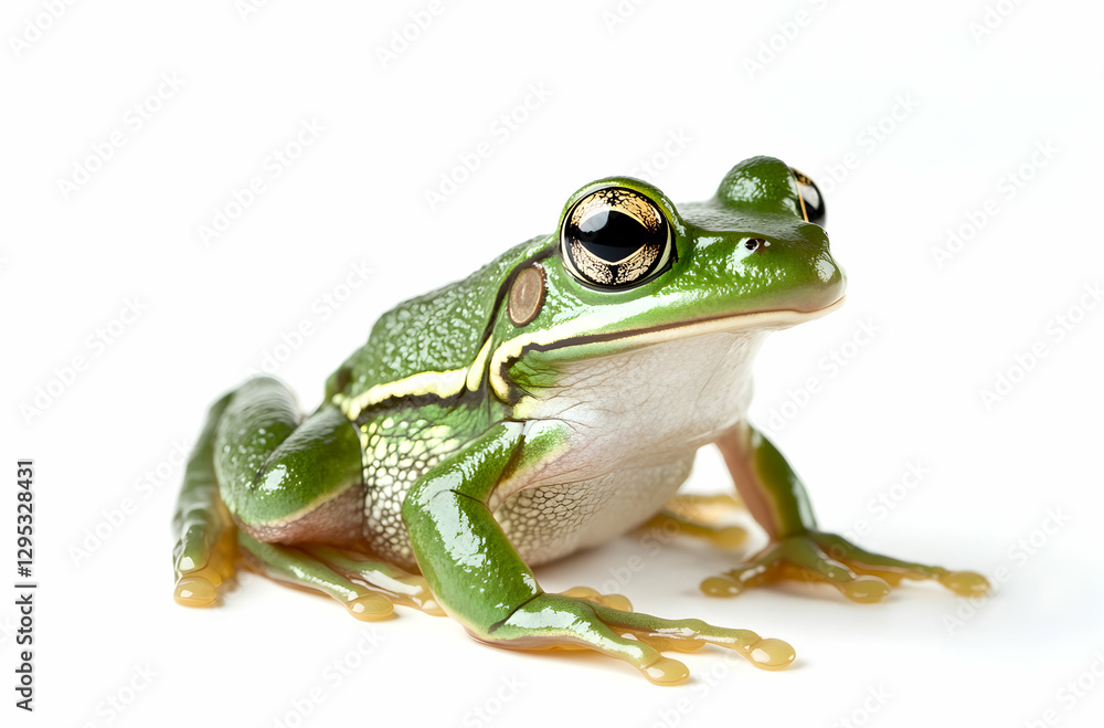 Captivating Green Tree Frog Portrait, A Detailed Study of Wildlife in High Resolution, Perfect for Nature Enthusiasts and Educational Materials alike Captivating Green Tree Frog Portrait, A Detailed Study of Wildlife in High Resolution, Perfect for Nature Enthusiasts and Educational Materials alike