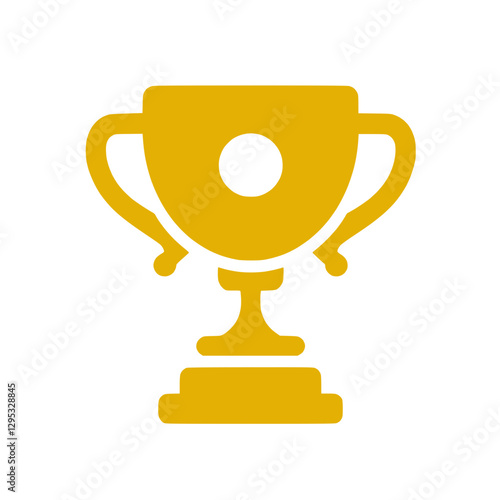 Stylized trophy icon representing achievement and victory