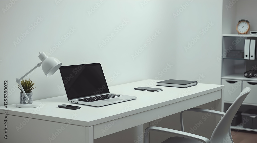 Fototapeta premium Minimalist & Clean Workspaces
