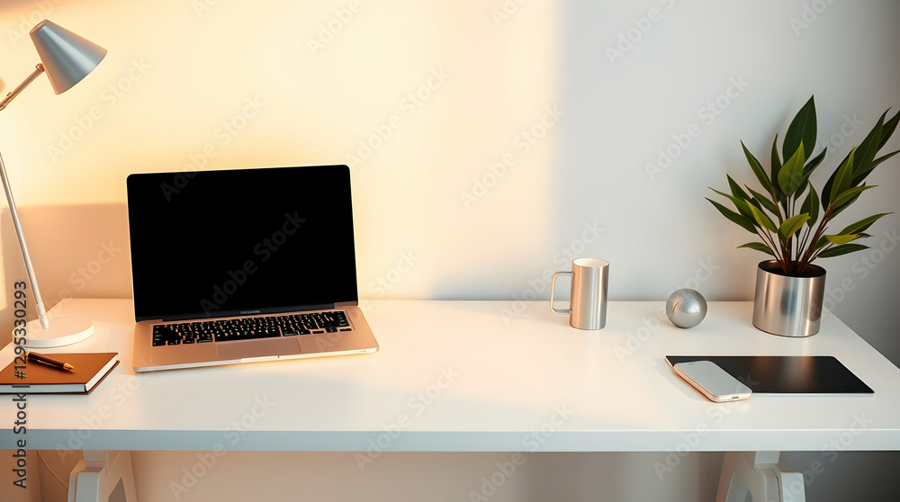 Fototapeta premium Minimalist & Clean Workspaces