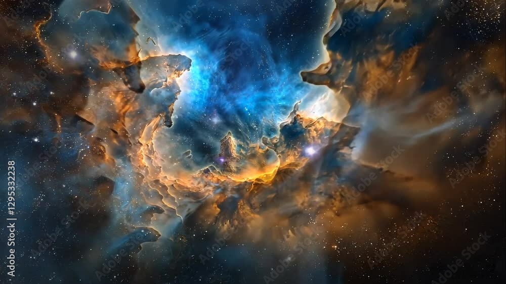 Cosmic Nebula A vibrant nebula with swirling gases and stars. Cosmic Nebula A vibrant nebula with swirling gases and stars.