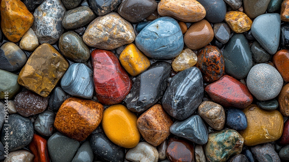 Close-Up of Colorful Stones and Minerals Displaying Unique Textures and Natural Beauty in Vibrant Colors Close-Up of Colorful Stones and Minerals Displaying Unique Textures and Natural Beauty in Vibrant Colors