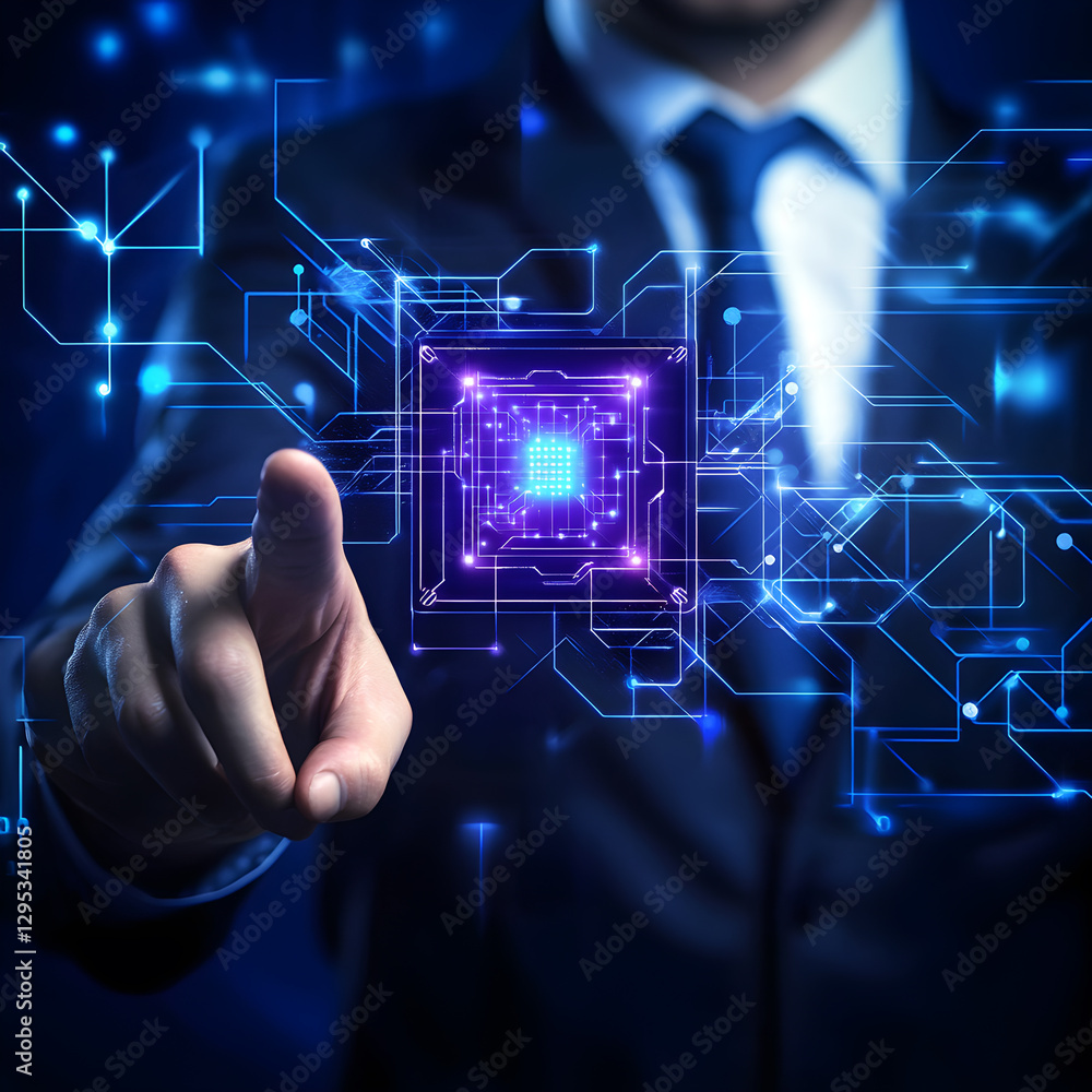 Innovative technology development modern office digital art futuristic environment close-up view business growth concept Innovative technology development modern office digital art futuristic environment close-up view business growth concept