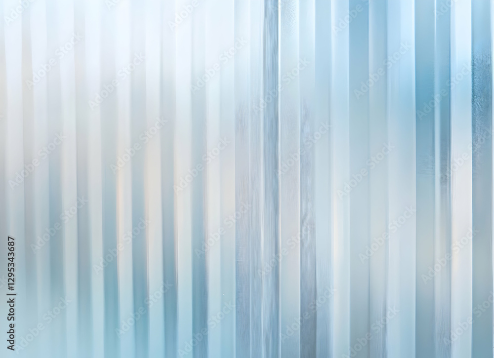 Fototapeta premium Elegant abstract background featuring soft blue and white vertical stripes creating a serene and minimalist aesthetic perfect for versatile designs