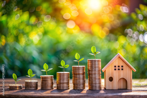 Wallpaper Mural House energy efficiency, energy efficient rating class concept. Torontodigital.ca