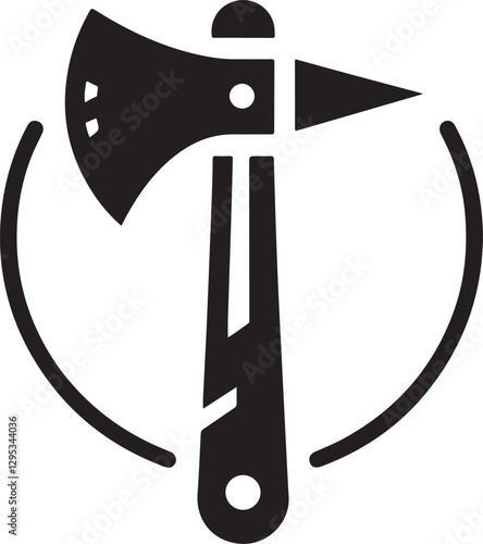 Isolated black axe symbol icon Vector, black axe symbol Silhouette,black axe symbol icon set, black axe symbol for logo,color black axe symbol Vector illustration, Vector Graphic, EPS 10 , clip art