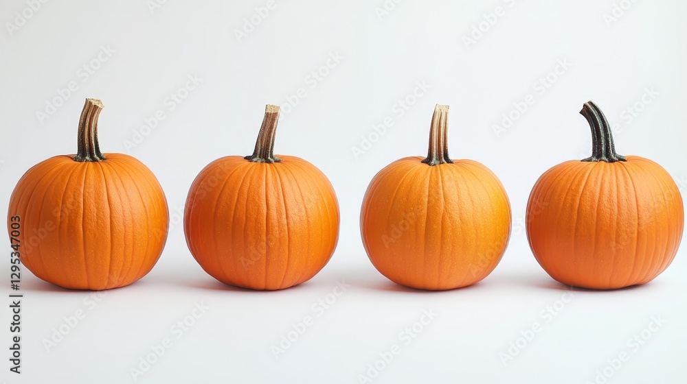 orange pumpkins on white background. one pumpkin orange pumpkins on white background. one pumpkin