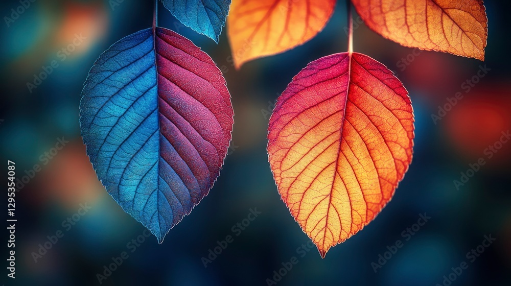 Vibrant Autumn Leaves A Close-Up Study of Nature's Hues Vibrant Autumn Leaves A Close-Up Study of Nature's Hues