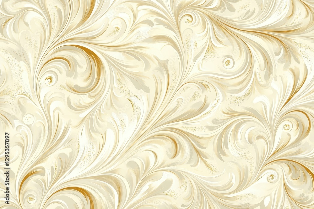 Elegant beige and gold swirling floral pattern. Ideal for wedding invitations, luxury branding, or elegant website backgrounds. Elegant beige and gold swirling floral pattern. Ideal for wedding invitations, luxury branding, or elegant website backgrounds.