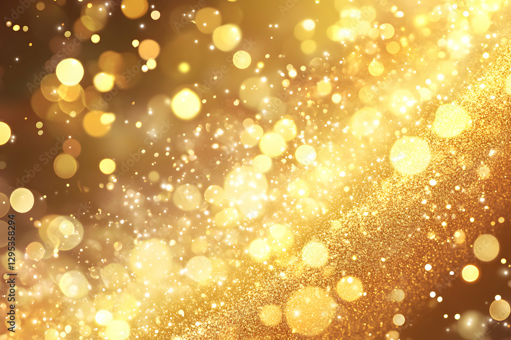 Golden Bokeh Symphony, A Dazzling Display of Light and Shadow, Evoking Festive Cheer and Luxurious Warmth with Shimmering Particle Effects Golden Bokeh Symphony, A Dazzling Display of Light and Shadow, Evoking Festive Cheer and Luxurious Warmth with Shimmering Particle Effects