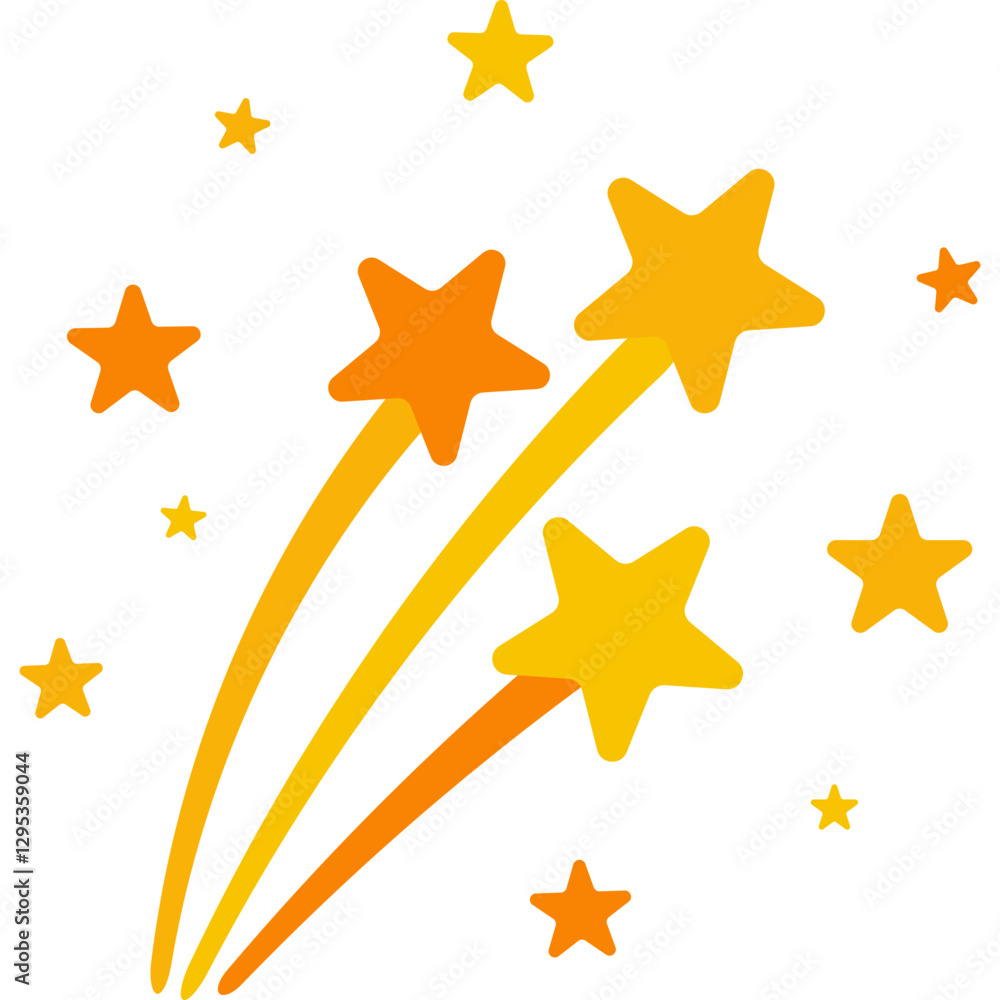 Obraz premium Stars Vector Illustration