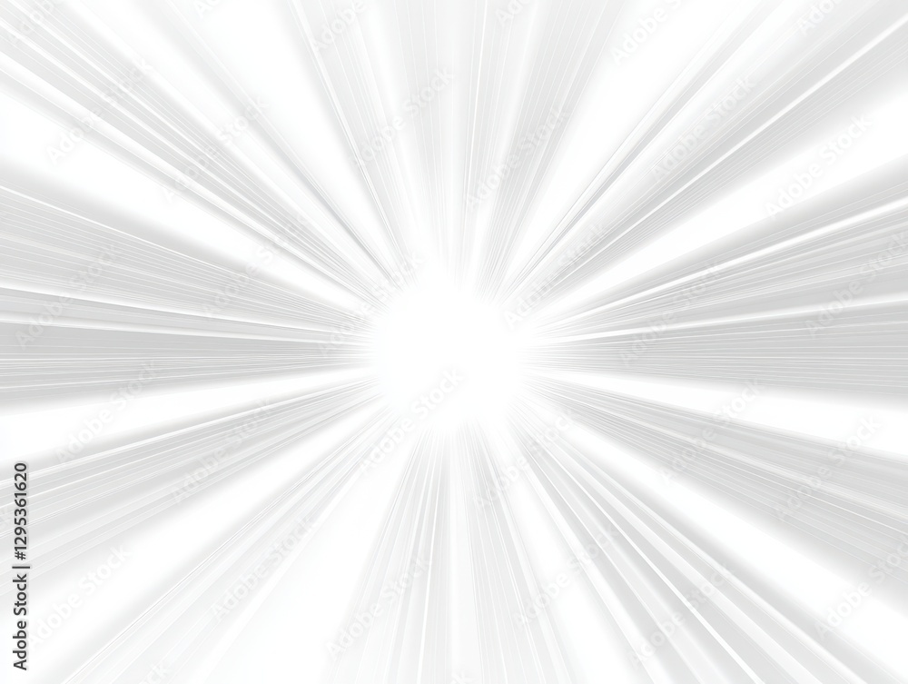 Bright Abstract Background with Radiating Lines and Light Effects for Modern Design Projects