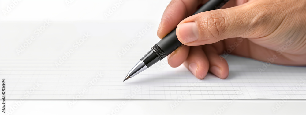 Hand Holding Pen Writing on Paper, Close-up of Writing Process, Business and Education Concept, Professional Note-taking, Studying, Learning, Creativity Hand Holding Pen Writing on Paper, Close-up of Writing Process, Business and Education Concept, Professional Note-taking, Studying, Learning, Creativity
