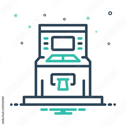 Mix icon for atm