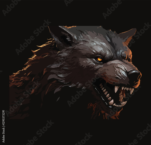 Abstract Fox Face Logo
