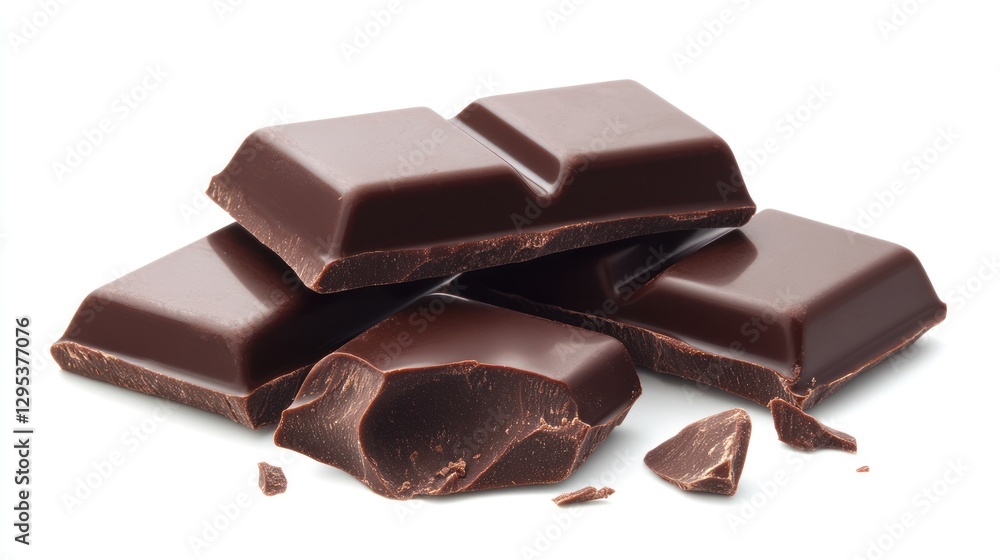 Delicious Dark Chocolate Pieces Delicious Dark Chocolate Pieces