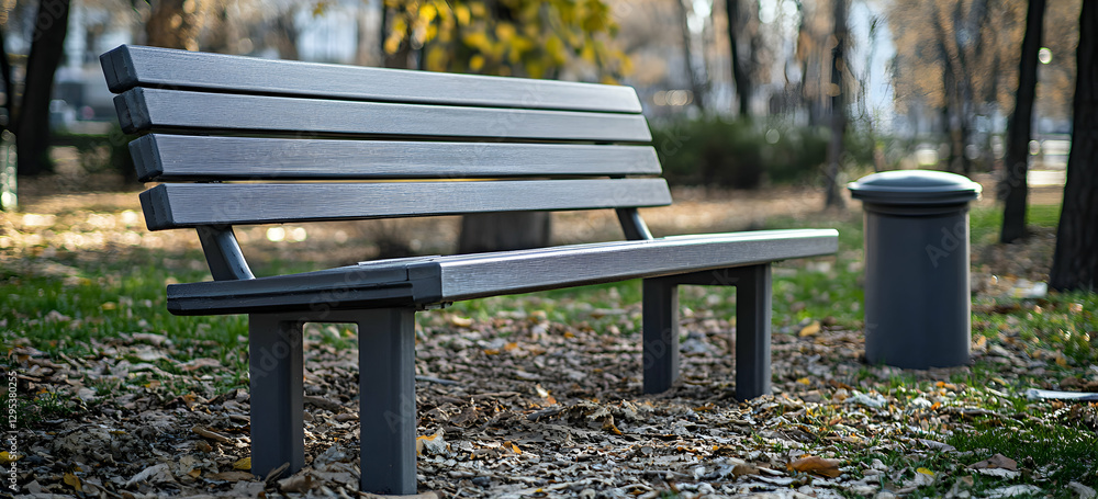 Serene Park Bench Scene, Capturing Tranquility and Autumnal Beauty in a Public Green Space for Relaxation and Reflection Amidst Nature's Embrace Serene Park Bench Scene, Capturing Tranquility and Autumnal Beauty in a Public Green Space for Relaxation and Reflection Amidst Nature's Embrace