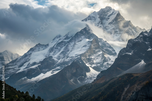 majestic mountain ranges photo