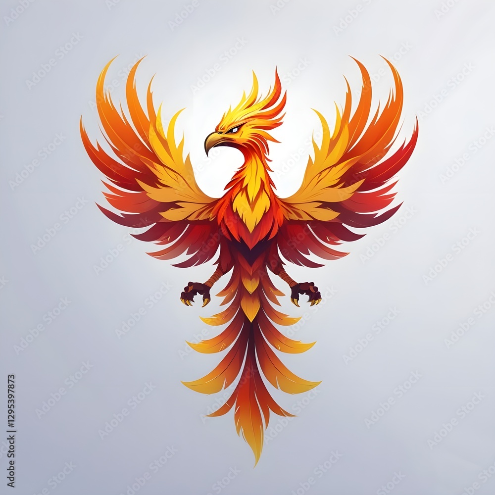 Obraz premium fire bird