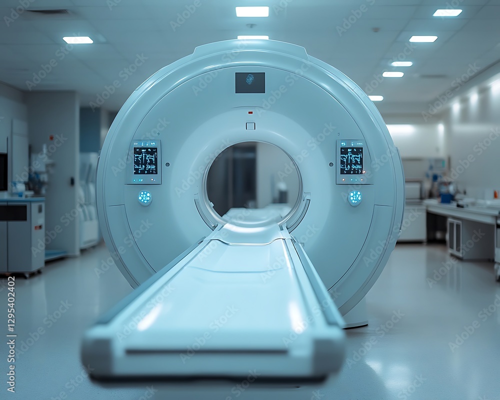 MRI scan room, medical technology MRI scan room, medical technology