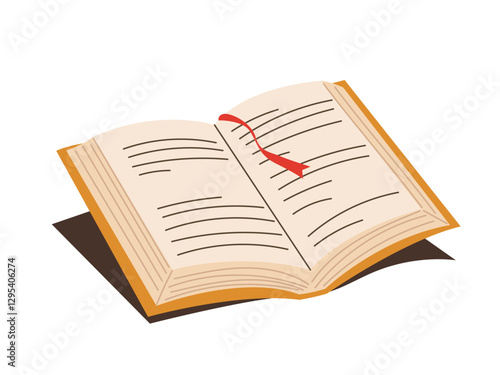 Reading a book concept, teaching, studying, literature, dictionaries, encyclopedias