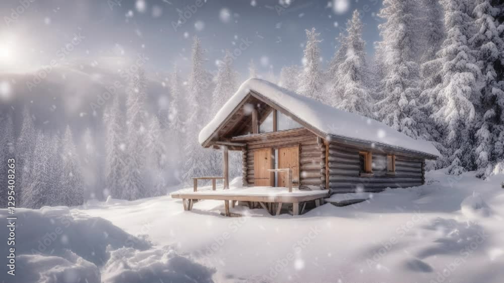 house in the snow house in the snow
