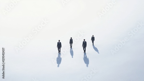 Executive departures with team members adjusting to new leadership roles. Featuring adaptability and growth