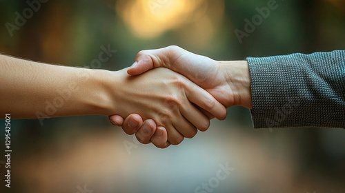 Wallpaper Mural Two Hands Shaking, Symbol of Agreement, Partnership, and Collaboration Torontodigital.ca