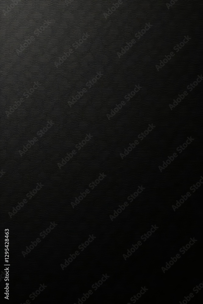 Fototapeta premium Black textured paper with subtle light reflections, solid, clean, charcoal