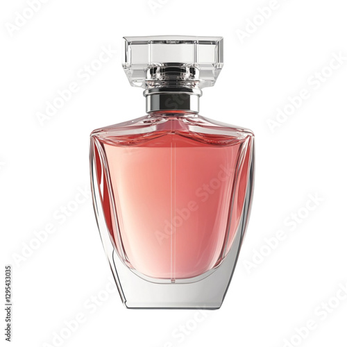 Elegant Pink Perfume Bottle Luxury Fragrance Design