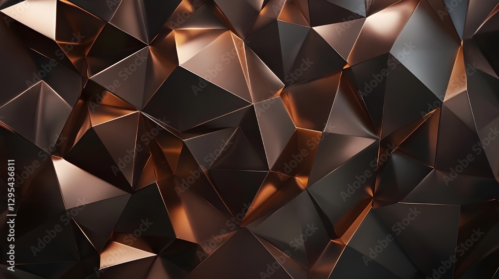 a close-up of a geometric, faceted surface with a metallic, copper-like texture, creating an abstract and visually striking pattern. a close-up of a geometric, faceted surface with a metallic, copper-like texture, creating an abstract and visually striking pattern.