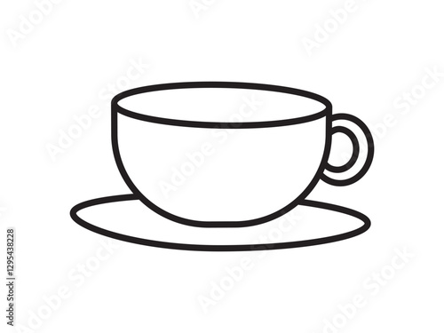 coffee cup isolated on white