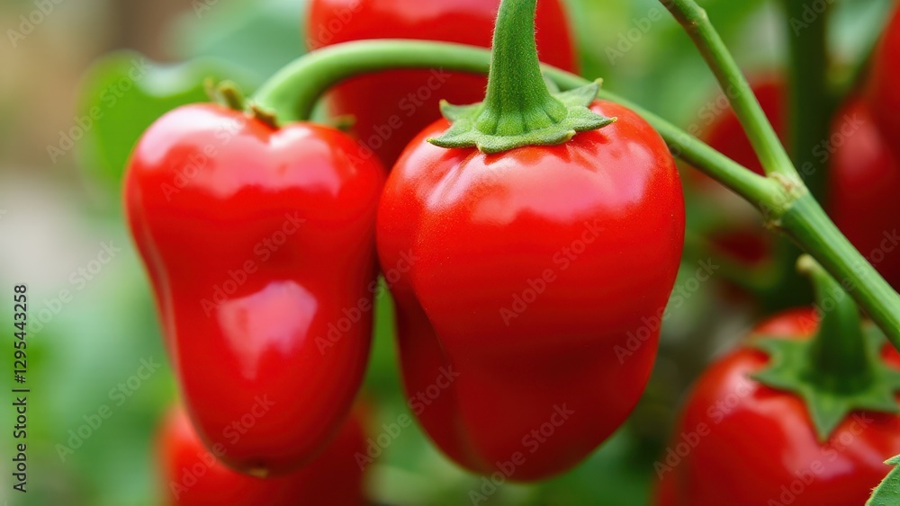 Close-up of dried chili peppers in a basket. Close-up of dried chili peppers in a basket.