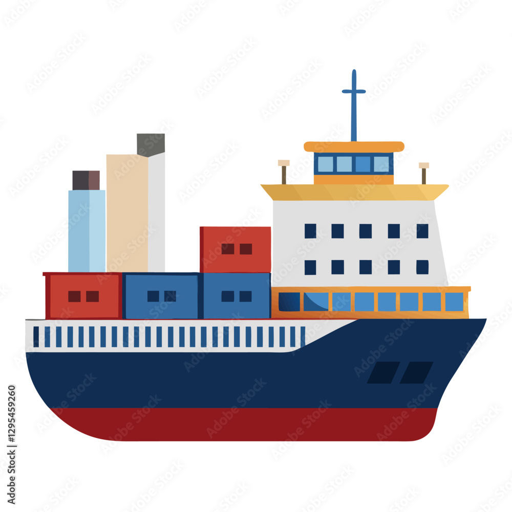 Obraz premium ship in the sea